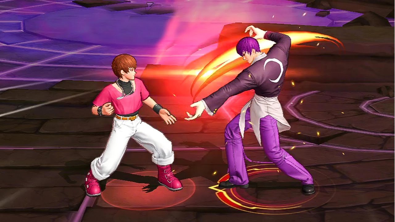 Iori Yagami Vs Orochi Chris - KOF All Star - YouTube