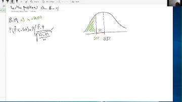 Practice: Sampling Distribution - Question 8.19
