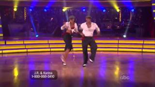 JR Martinez and Karina Smirnoff Jive