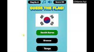 World Flags Trivia Gameplay & Walkthrough | Free at 123Games.App screenshot 3