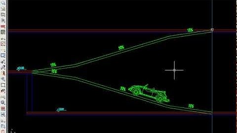 How to design and draw parkin-ramps in AutoCAD with APLUS plug-in.