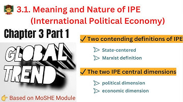 Global Trends Chapter 3 Part 1 – Meaning & Nature of IPE | Ethiopian Freshman Course 2025