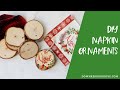 How to Make Napkin Ornaments