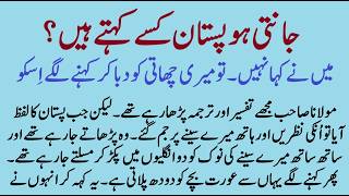 Details Janti ho Pistaan kise kehtay hain | SABAQ AMOZ IMAN KAHANIYAN | MORAL SUVICHAR STORIES IN HINDI URDU Update