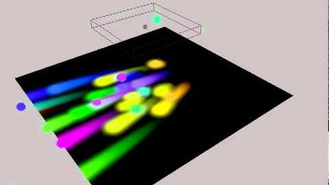 particle color to surface Bake