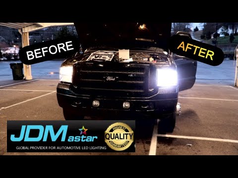 BEST AND BRIGHTEST F250 LED headlight bulbs GREATLY PRICED too