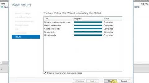 Create Storage Pool from Windows Failover Cluster