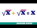 WOW Nice trick math problem solve // learnbyindresh // Indresh Singh // #maths