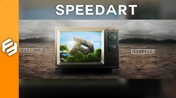 PsyQo JC Manipulation Header ► Speedart (Photoshop + C4D)