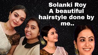 A Beautiful Traditional Hairstyle Done By Me|| The great Actress 