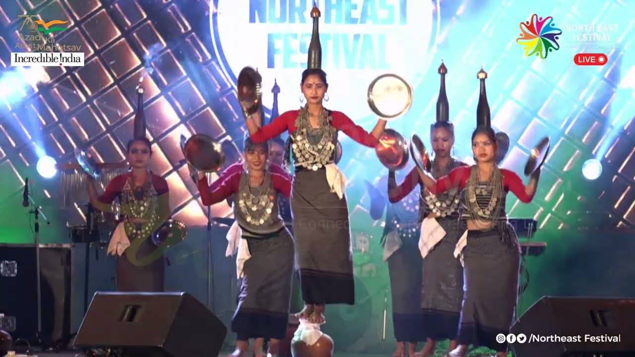 Hojagiri Dance  Tripura  NorthEast Festival2022