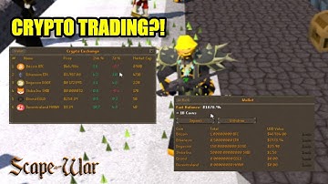 Scape-War RSPS: This Unique Semi-Custom RSPS Released Real-Crypto Trading! +BIG Giveaway