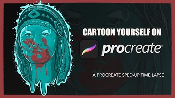 Cartoon Yourself on Procreate | Step by Step Tutorial for Procreate | Procreate Timelapse