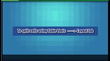 CLASS 5 Computer CHAPTER 3 Working With Tables