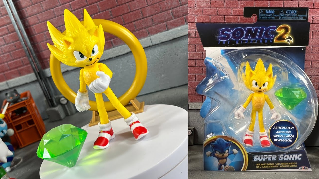 Sonic 3 Action Figure with 2 Rings : Toys & Games 