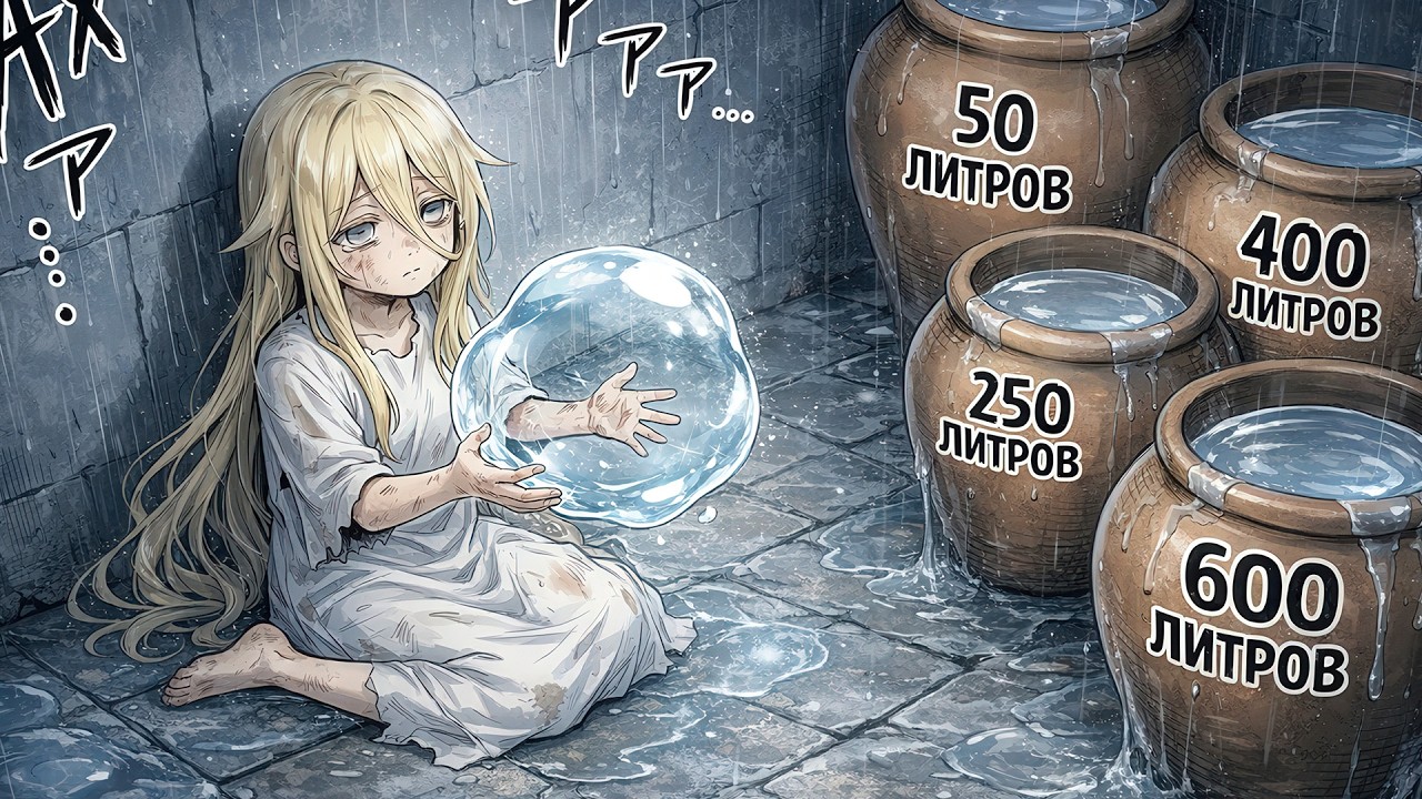 Она родилась с ИМБА водной магией… но стала рабыней! | Краткий пересказ манги