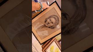 Portrait of a woman 1965 in charcoal, I finally remembered who she looked like, Helen Hunt, kinda🤔