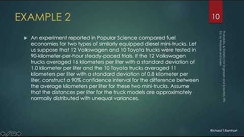 Two Parameters Estimation