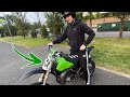 SURPRISING BROTHER WITH HIS FIRST DIRTBIKE!! *TEACHING HIM HOW TO RIDE CLUTCH*