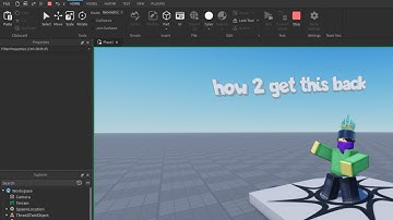 how to get the old roblox studio UI back
