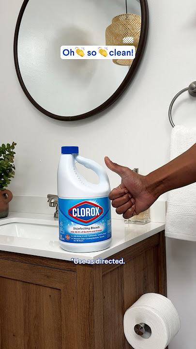 Clean Mold & Mildew From Your Walls with Clorox Disinfecting Bleach