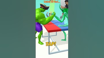 Hulk! Muscle Rush 3D Max Level #shorts #gameplay #gaming #hulk #minecraft #amongus