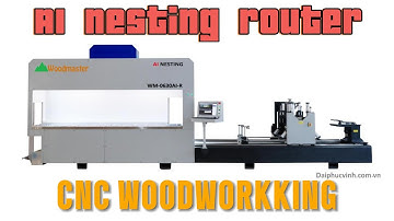 AI Nesting Long Router CNC Machine | WOODMASTER WM-0630AI-R | #ai #woodworkingmachine