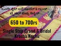 Grand &amp; Bridal Krosha Kuchu Design | Latest Fast Moving Slanting Arch Design | Saree Kuchu Design |