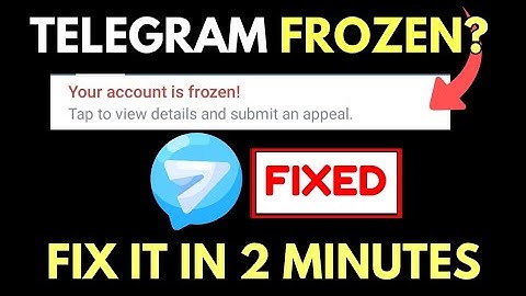 How To Fix Frozen Telegram Account| FIX It in 2 Minutes with This Method!