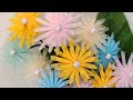 Flowers from waste drinking straws | How to make flower from Drinking Straw | Diy |  Straw Wall mate