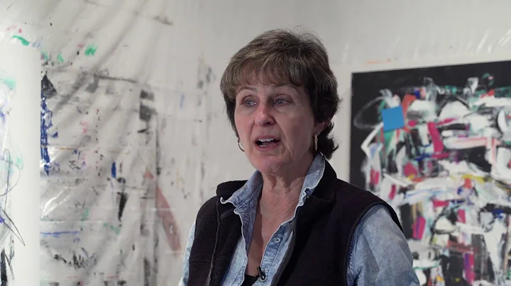 Julie Schumer Demo of an Abstract Painting