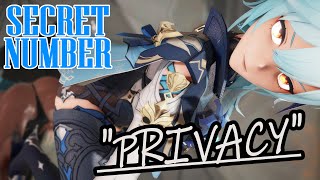 【原神/Genshin Impact】エウルアでSecret Number - Privacy【4K】【Mmd】【カメラ配布/Camera Dl】