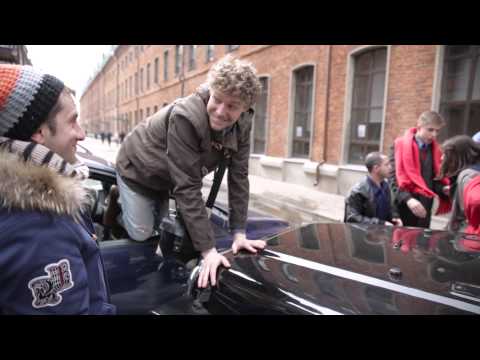 Саша Паль, Сати Казанова, Никита Ефремов на съемках у Резо Гигинеишвили