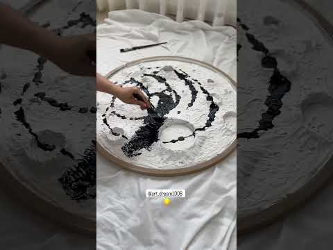 مراحل اجرای تابلو ماه برای ثبت سفارش به پیج اینستا سر بزنید  1008 تکسچر تابلومدرن