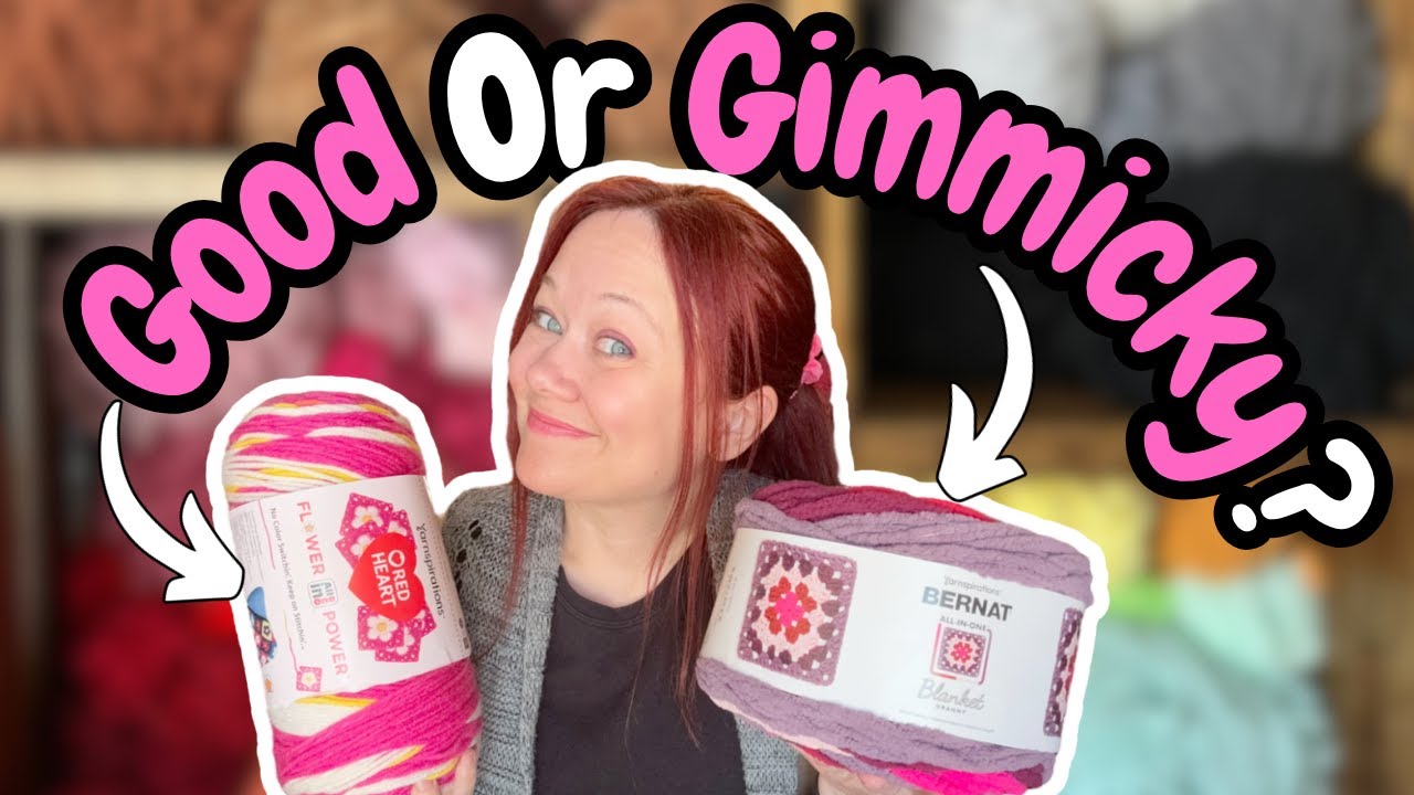 Trying More Granny Square Yarn (and regretting it)