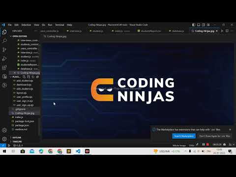 Placement Cell App [Coding ninjas Backend skill test]