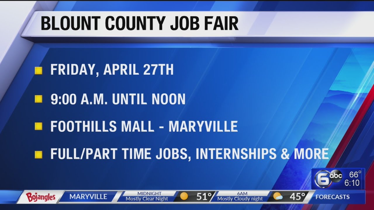 Blount County job fair YouTube
