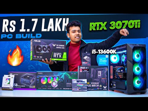 *AMAZING* Rs 1.7 Lakh PC Build 2023 🔥 Intel i5-13600K & ASUS TUF RTX 3070 Ti
