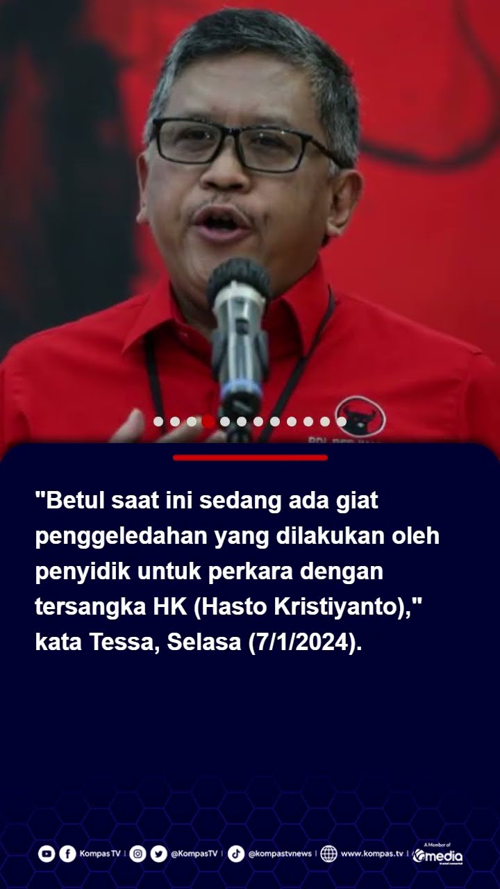 KPK Geledah Rumah Sekjen PDI-P Hasto di Bekasi, Angkut Satu Koper Besar #kpk #pdiperjuangan #hasto