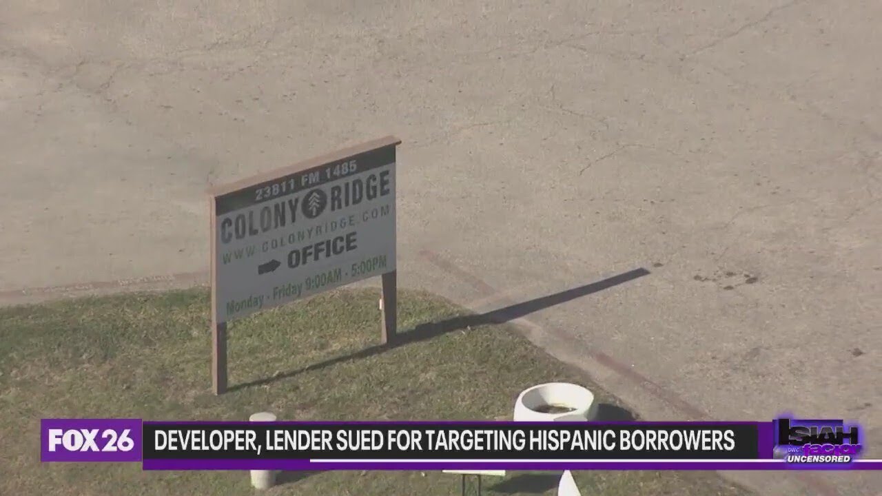 Predatory lending lawsuit filed against Colony Ridge YouTube