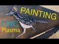CNC Plasma - Roadrunner PAINTING - Art project for the city of Carlsbad NM