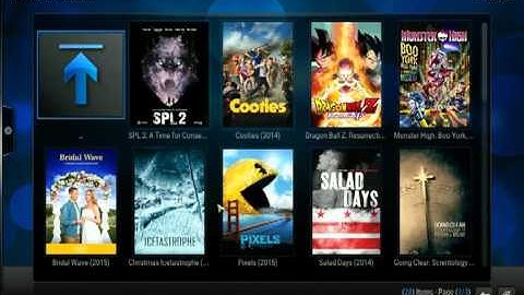 how to add and  set library  in kodi