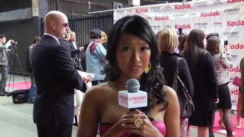 Cyndee San Luis Opens the Streamy Awards Red Carpet