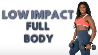 20 MIN LOW IMPACT&nbsp;DUMBBELL STRENGTH WORKOUT | Full Body Control (10 Reps Each Exercise)