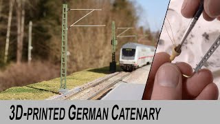 Super detailed 3D-printed Catenary for DB German State Railways