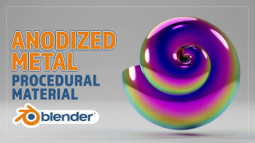 CREATE A PROCEDURAL ANODIZED METAL MATERIAL FOR BLENDER