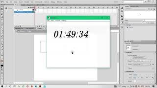 Tutorial membuat jam digital pada Adobe flash cs6