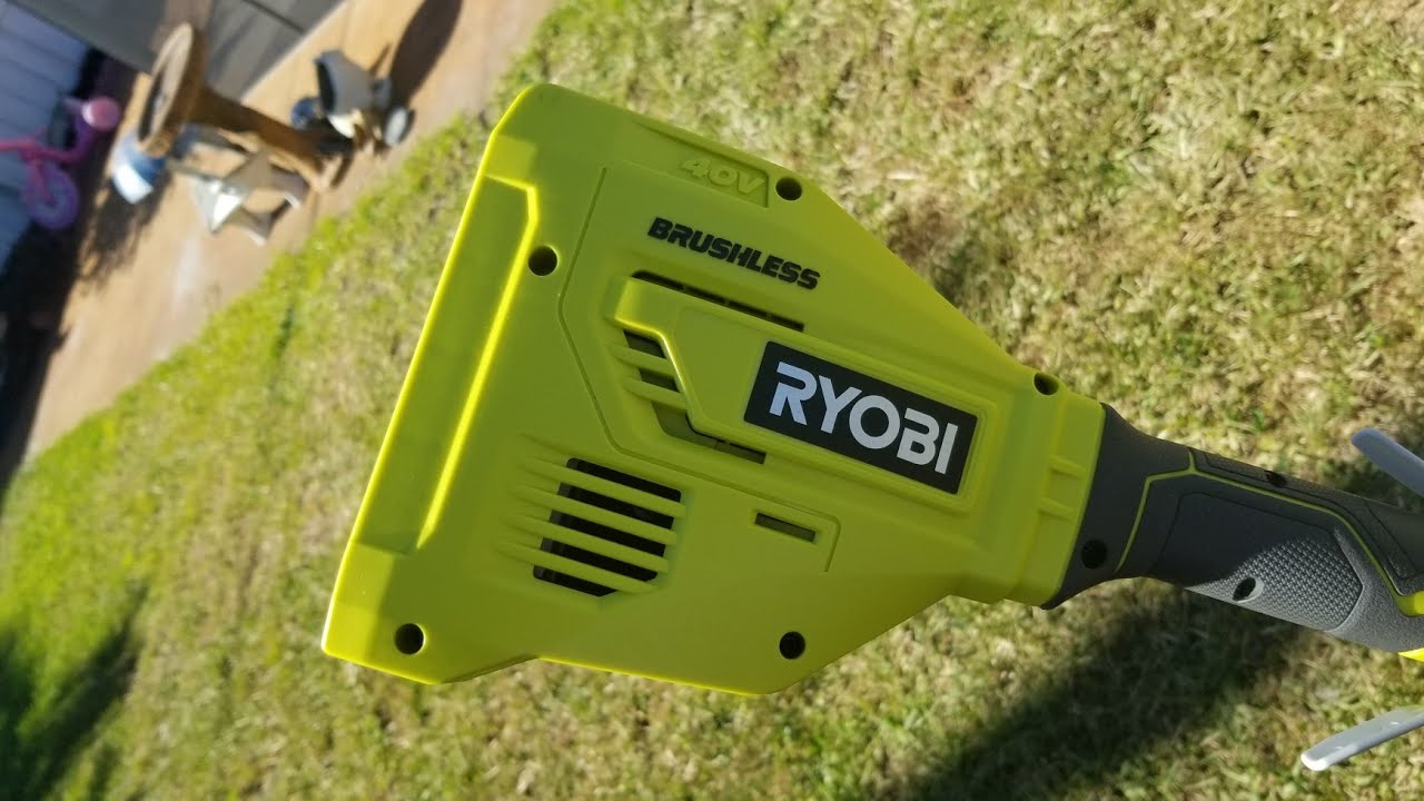 ryobi 40v brushless string trimmer