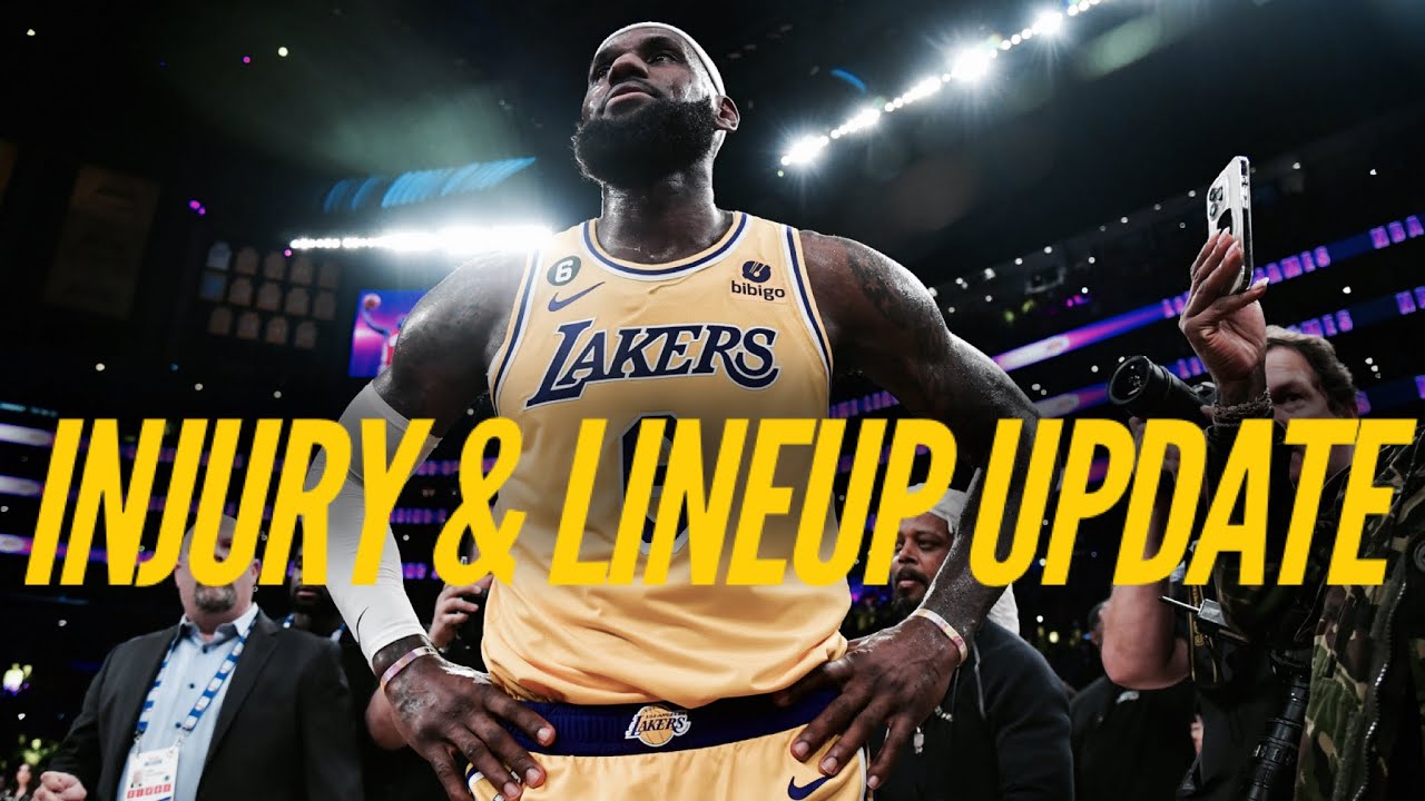 Lakers Final Injury Report And Starting Lineup On Sunday