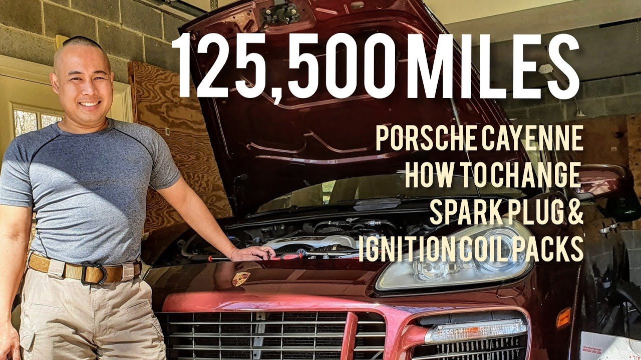 Porsche Cayenne Change Replace Spark Plugs Ignition Coil Packs Replacement